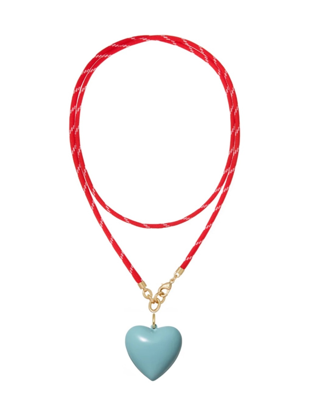 Roxanne Assoulin The Long Happy
Cord Charm 
Necklace Red Cord Cloud Charm